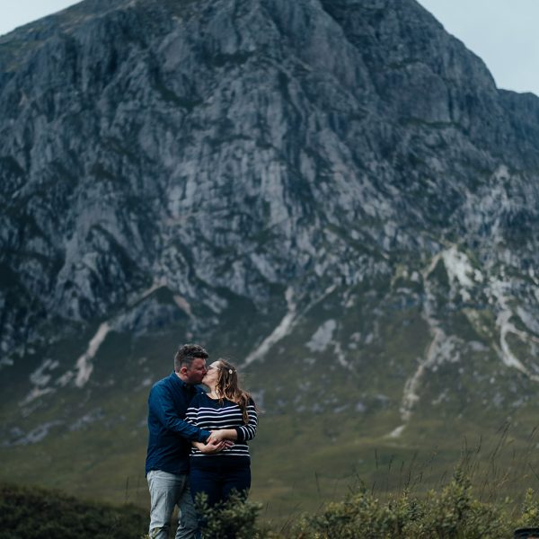 Katie and Sean, owners of Glenan Lodge, in Glencoe